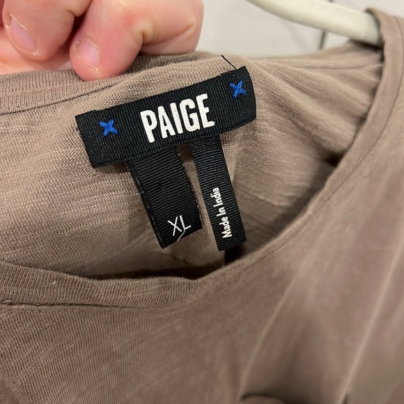 PAIGE Kenneth Crew Murky Mist Mens Size XL - Picture 3 of 8